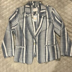 Striped Blazer new with tags Stoosh brand